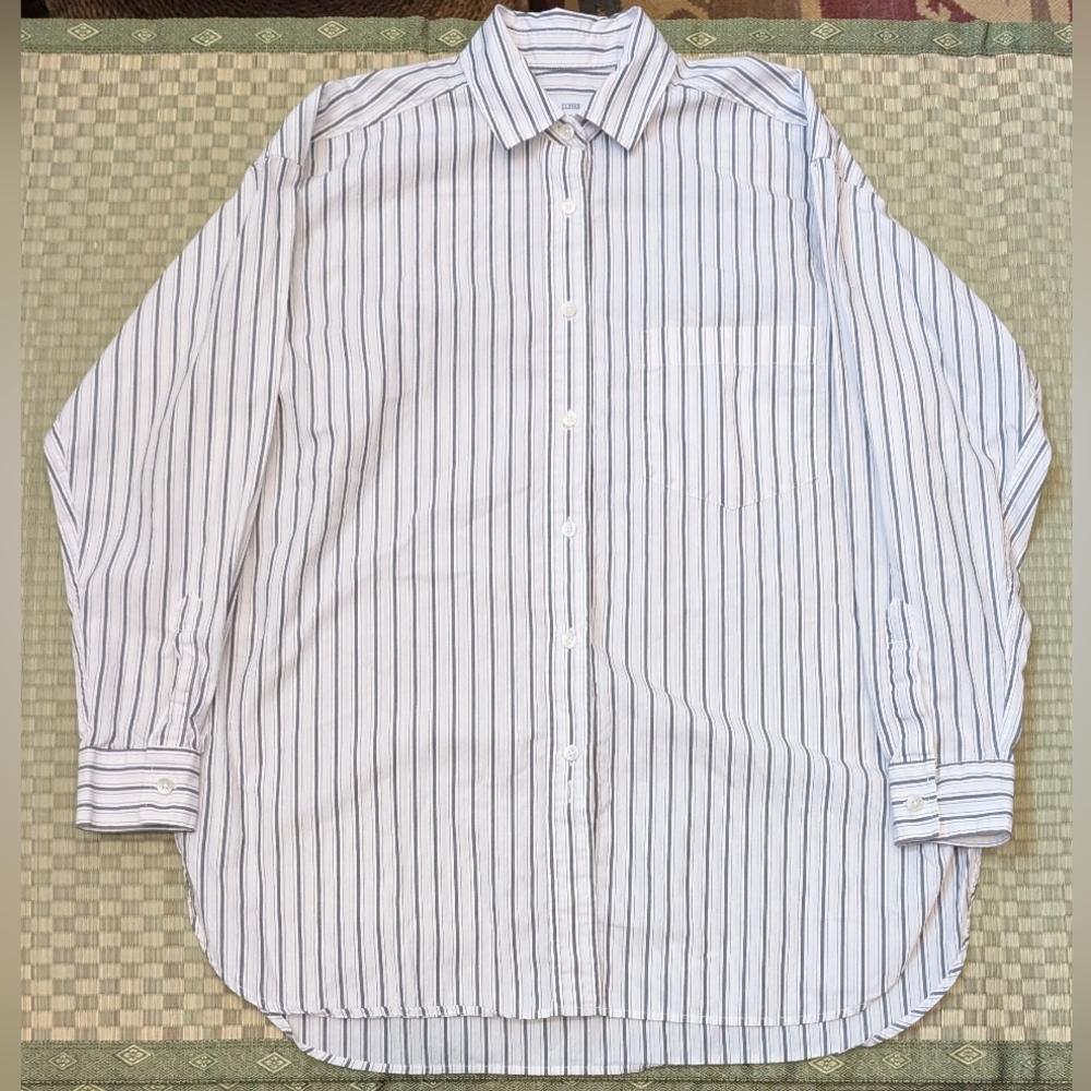 Closed Oxford Shirt Striped Men's Size Small Made in Portugal